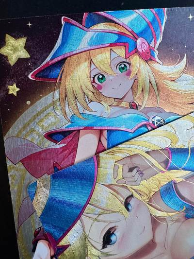 NO.20.5 好又多妹卡大赏，祝你新年旺桃花~只能从此链接进的专场！新店点关注不迷路~每周一站式配齐，方便凑单！（周5晚9点截拍，卖家送拍免费！） - 奇点卡牌 黑魔女08/09一对 粗闪