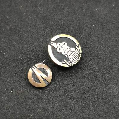 0元起拍勋章 第322期 咸鱼国勋章拍卖专场 1月4日（周日）下午6：00开始 - 日本徽章两个