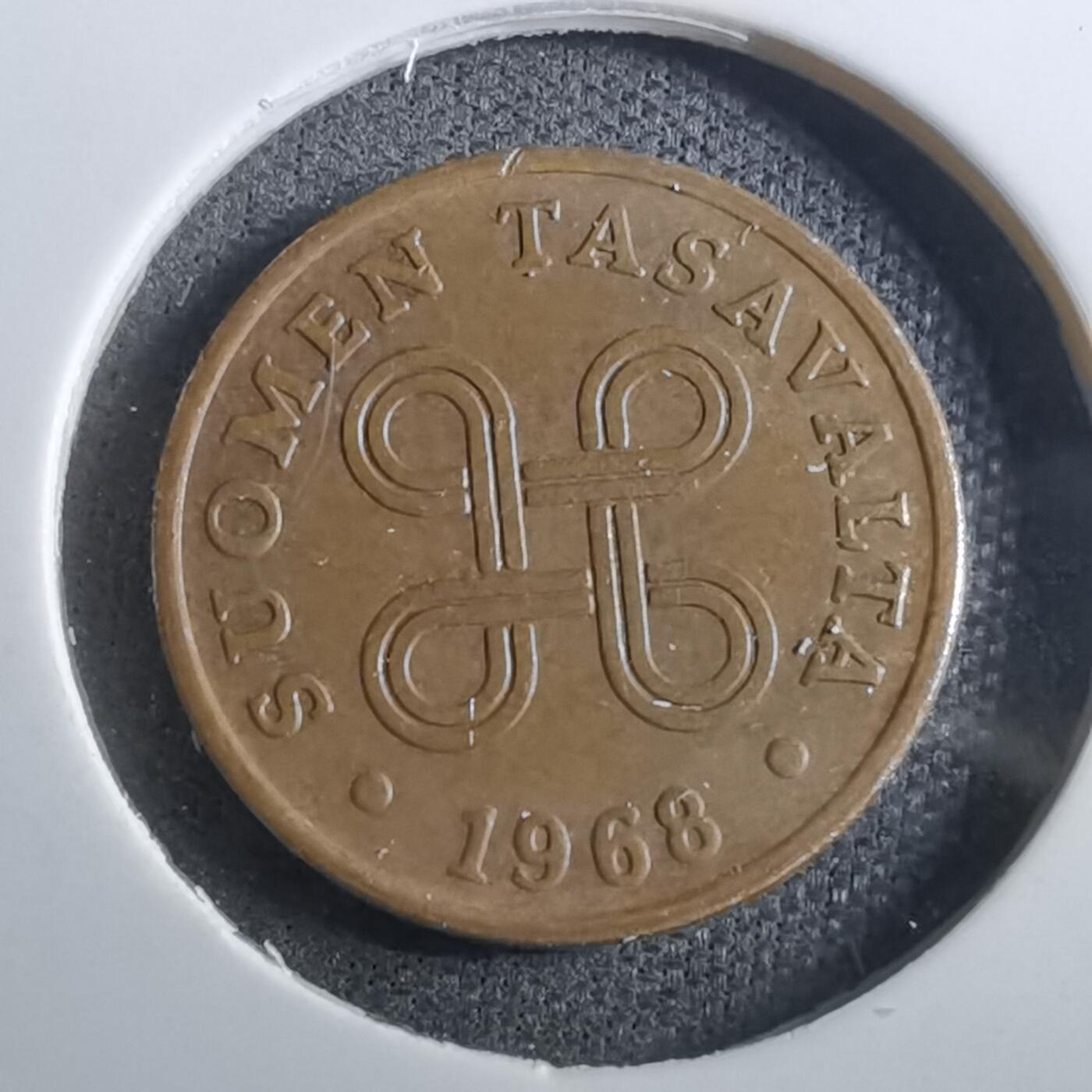 沼泽如烟--第950场 芬兰1968年1芬尼