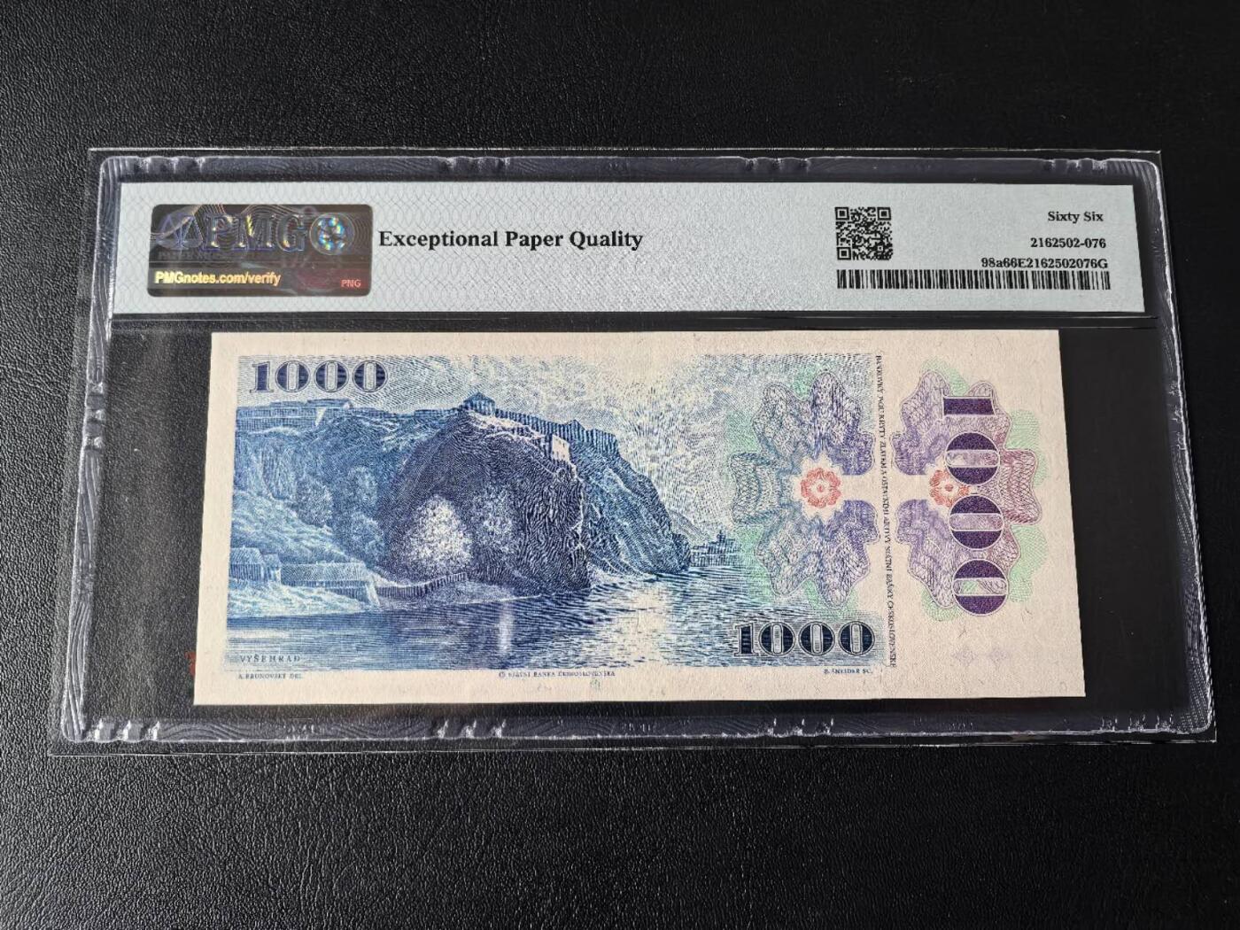 Triple S 第70期 1985捷克斯洛伐克1000克朗，无47，斯美塔那