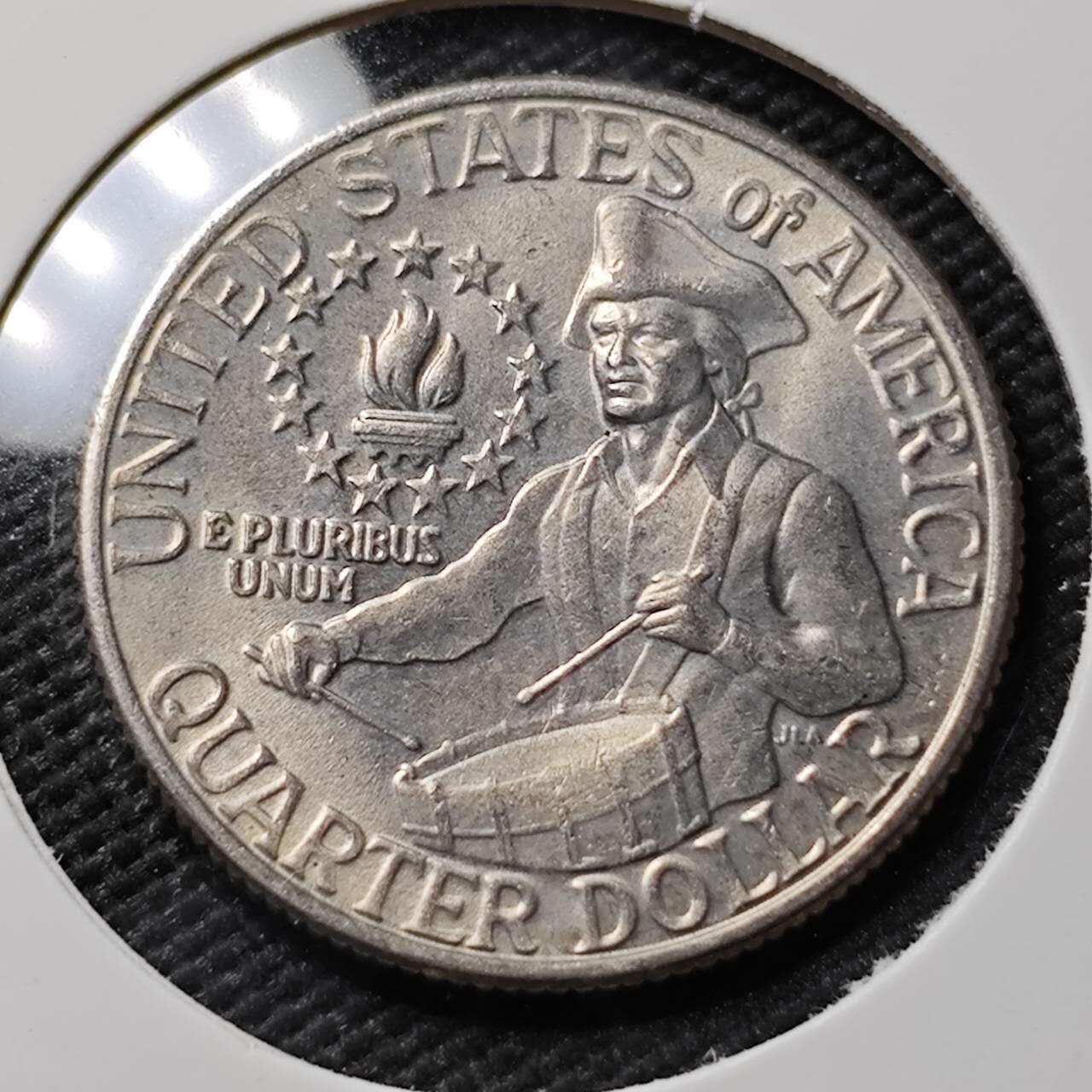 KK钱币收藏小铺  第383期  2月预留时间 周末发货  1976美国25分纪念币