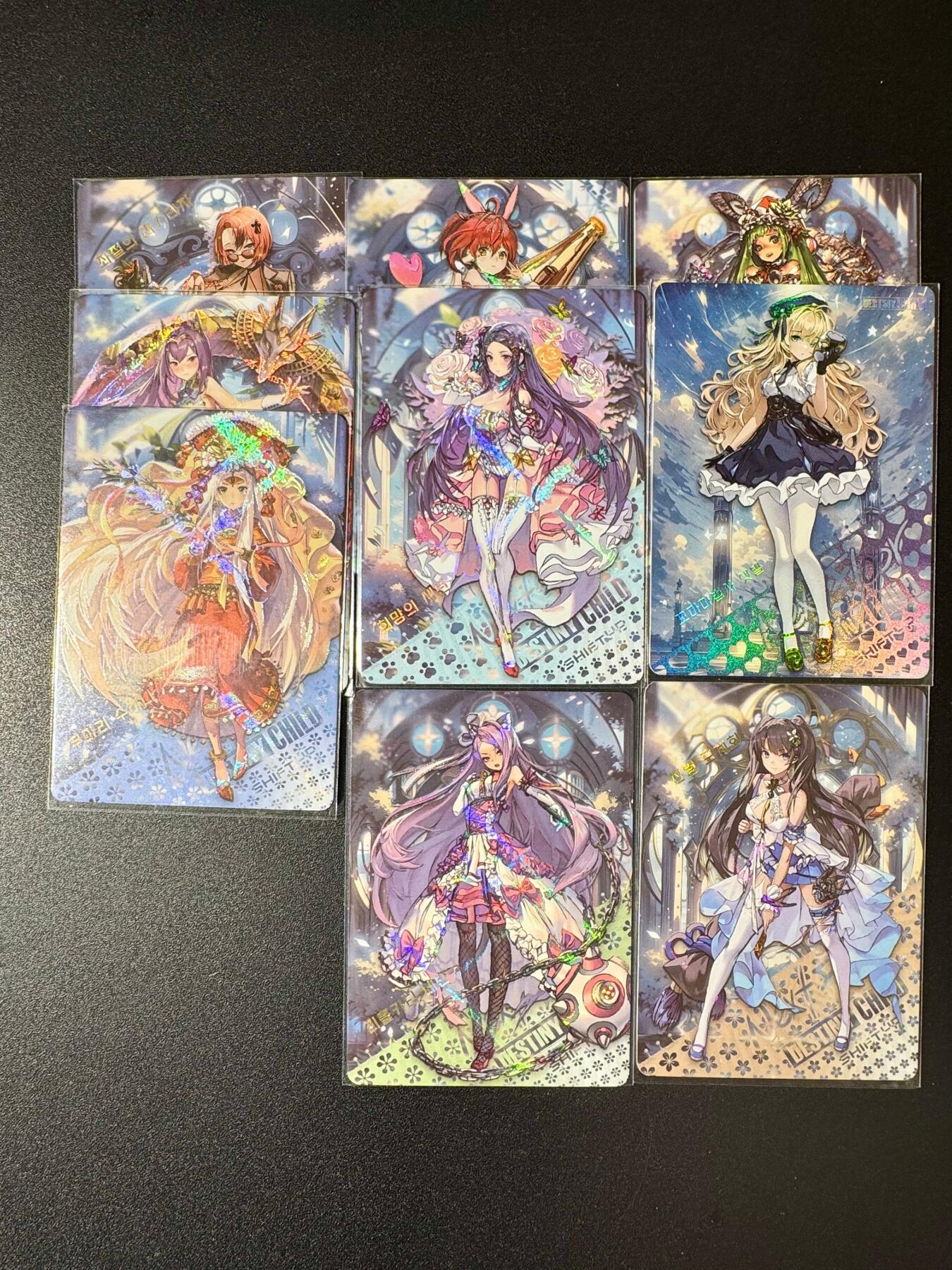 NO.20.5 好又多妹卡大赏，祝你新年旺桃花~只能从此链接进的专场！新店点关注不迷路~每周一站式配齐，方便凑单！（周5晚9点截拍，卖家送拍免费！） 复读姬卡牌 天命之子02 1套9张 精致彩闪