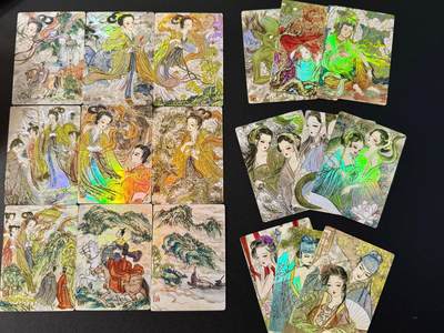 NO.20 好又多金牌大场，新年马到成功！新店点关注不迷路！每周一站式配齐，方便凑单！（周6晚8点截拍，卖家送拍0抽成！） - 【套卡】董洁莹 莹彩意 洛神赋9张+赠卡3张+金瓶梅3张福利+白蛇传3张，一站配齐，烫金彩雕