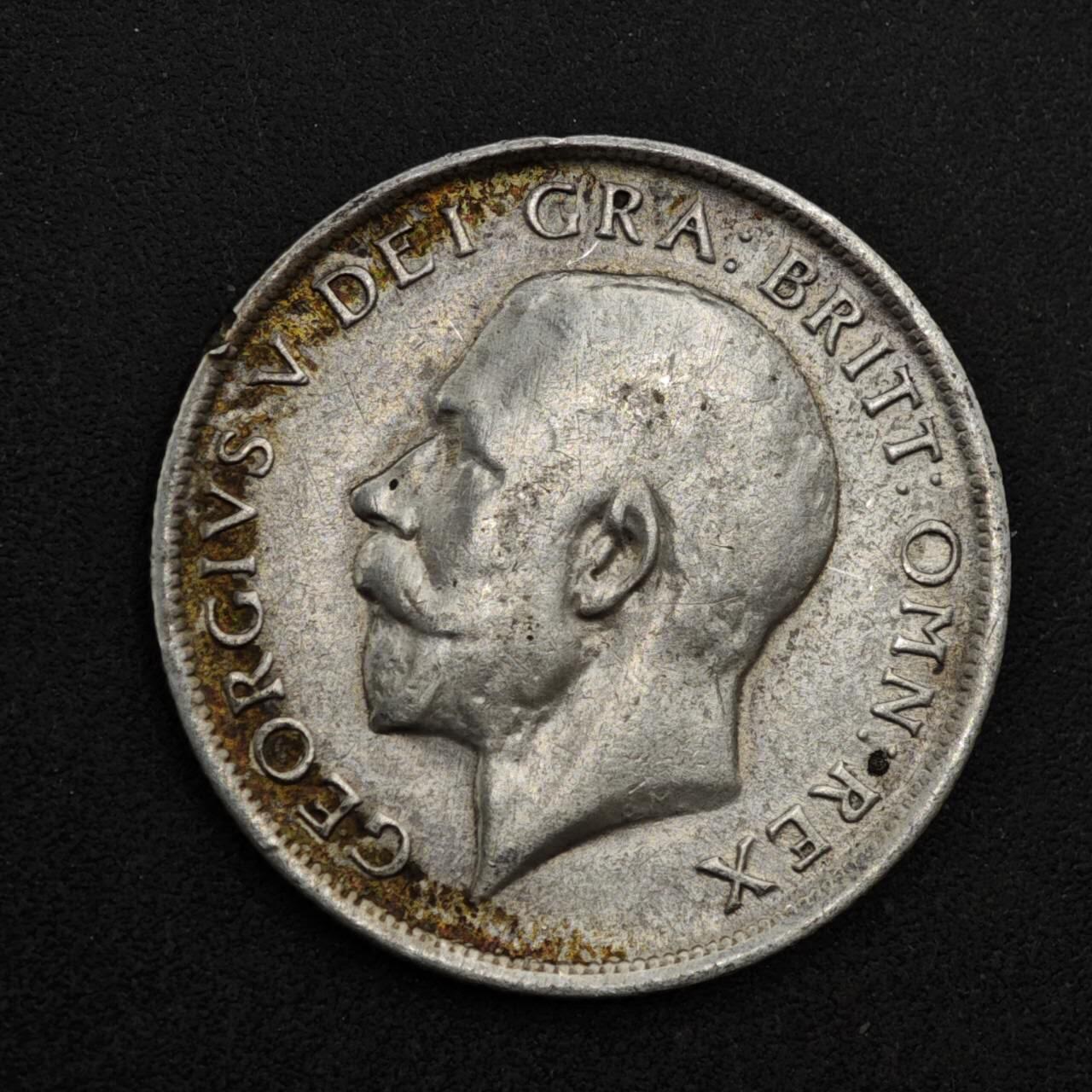 【淘币小摊】限时拍第八百三十九拍  散币银币场  满百包邮可预留两周  周一统一发货  英国1915年乔治五世一先令银币参考银价87