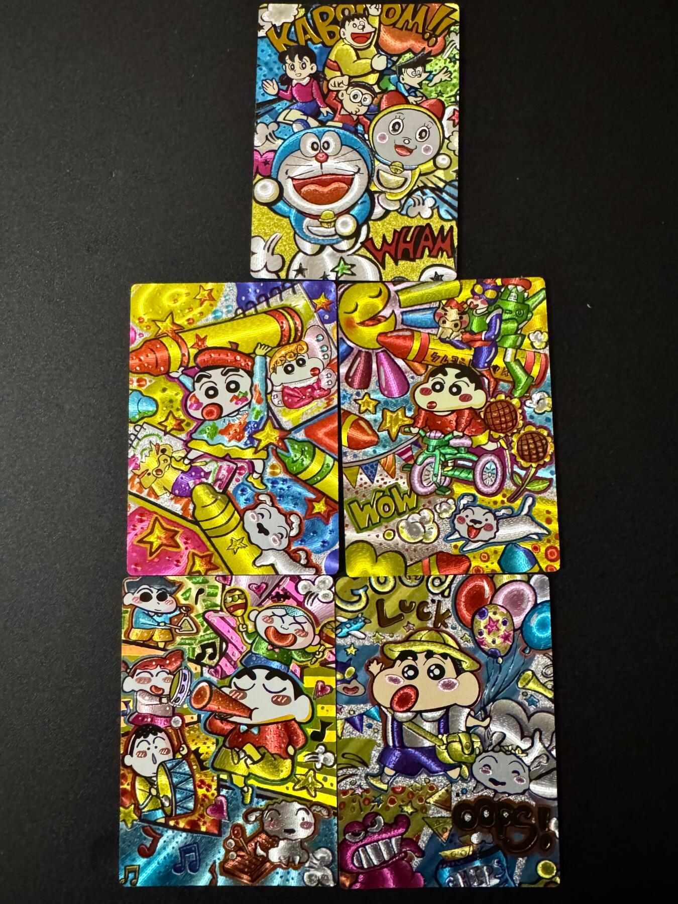 NO.20 好又多金牌大场，新年马到成功！新店点关注不迷路！每周一站式配齐，方便凑单！（周6晚8点截拍，卖家送拍0抽成！） 奇点 蜡笔小新+多啦A梦 粗闪全套5张