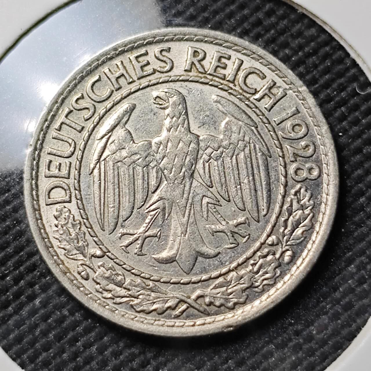 KK钱币收藏小铺  第384期  2月预留时间 周末发货  2018德国50芬尼