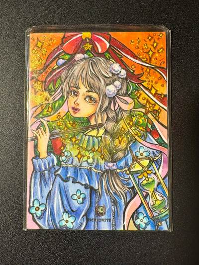 NO.20 好又多金牌大场，新年马到成功！新店点关注不迷路！每周一站式配齐，方便凑单！（周6晚8点截拍，卖家送拍0抽成！） - 【1/1手绘卡】画师凝雨如宵 圣诞少女【她一笑，整个冬天都暖了起来】