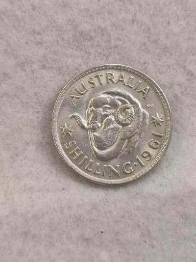 G&W世界散币，银币处理专场（第41场） - 澳大利亚1961年1先令 银币