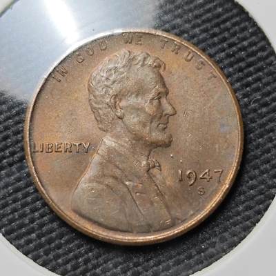 KK钱币收藏小铺  第383期  2月预留时间 周末发货 -  1947美国麦穗一分铜币