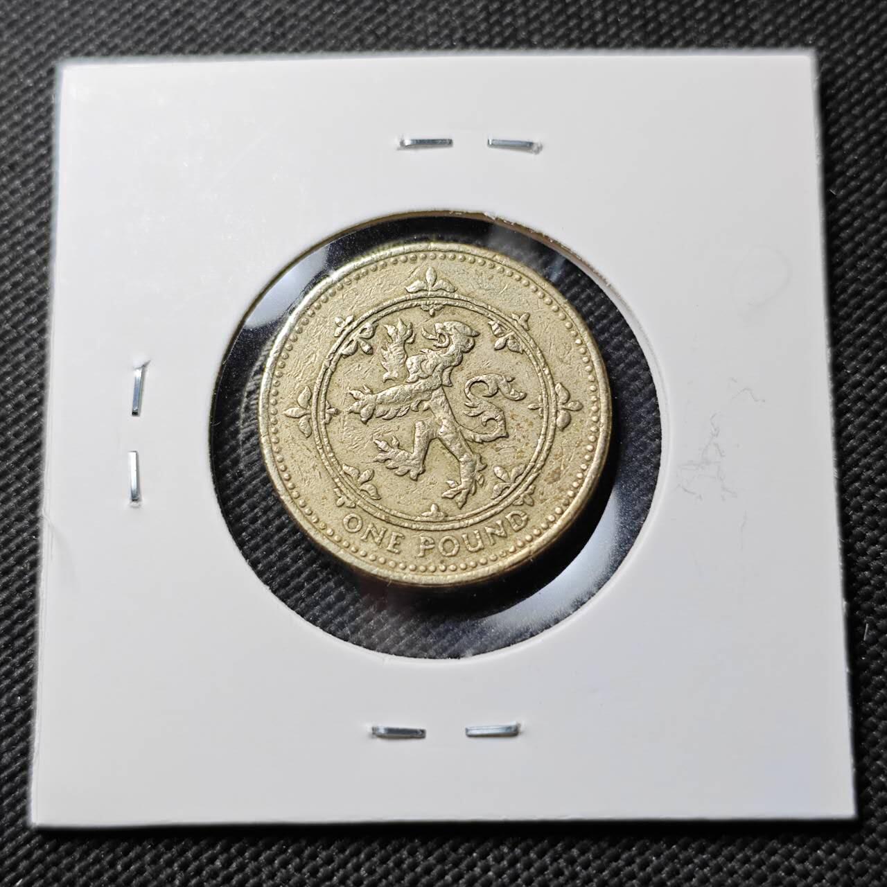 KK钱币收藏小铺  第384期  2月预留时间 周末发货  英国1镑 狮子