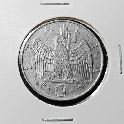 KK钱币收藏小铺  第384期  2月预留时间 周末发货 -  意大利1里拉