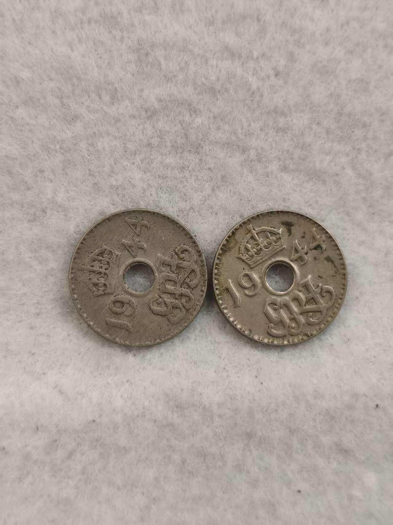 G&W世界散币，银币处理专场（第41场） 新几内亚1944年3便士2枚