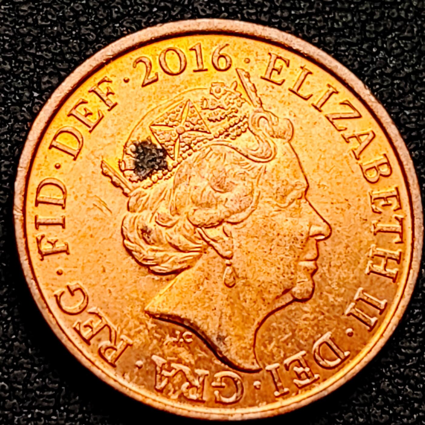 泉币菌-第160场-新年第三场 精品福利场 英国1便士硬币 2016 20.3mm 