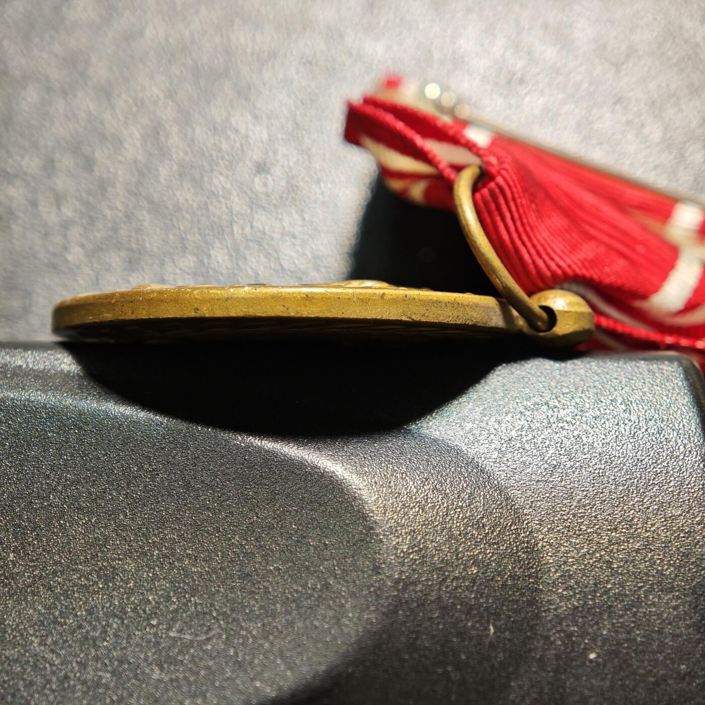 【德藏】世界币章拍卖第160期 美国陆军品德优良奖章 直径约：32mm/仅章；重约：23.9g