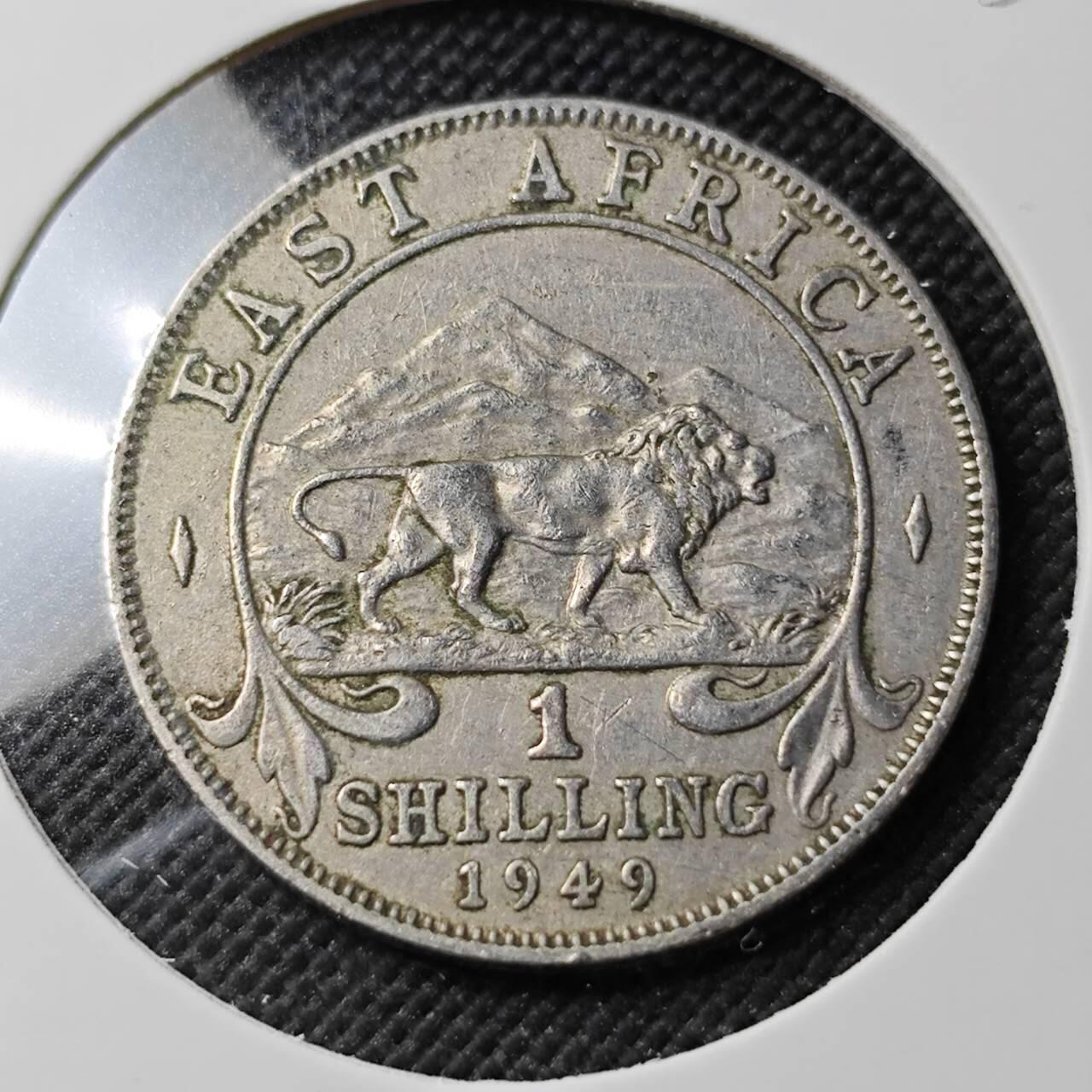 KK钱币收藏小铺  第383期  2月预留时间 周末发货  1947英属东非1先令