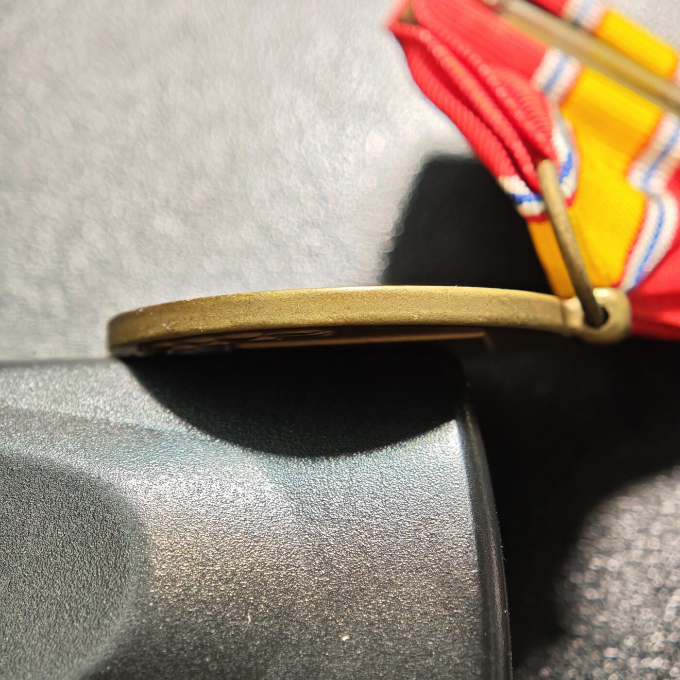 【德藏】世界币章拍卖第160期 美国国防服役奖章 原盒 带略 直径约：31.7mm/仅章；重约：21.3g