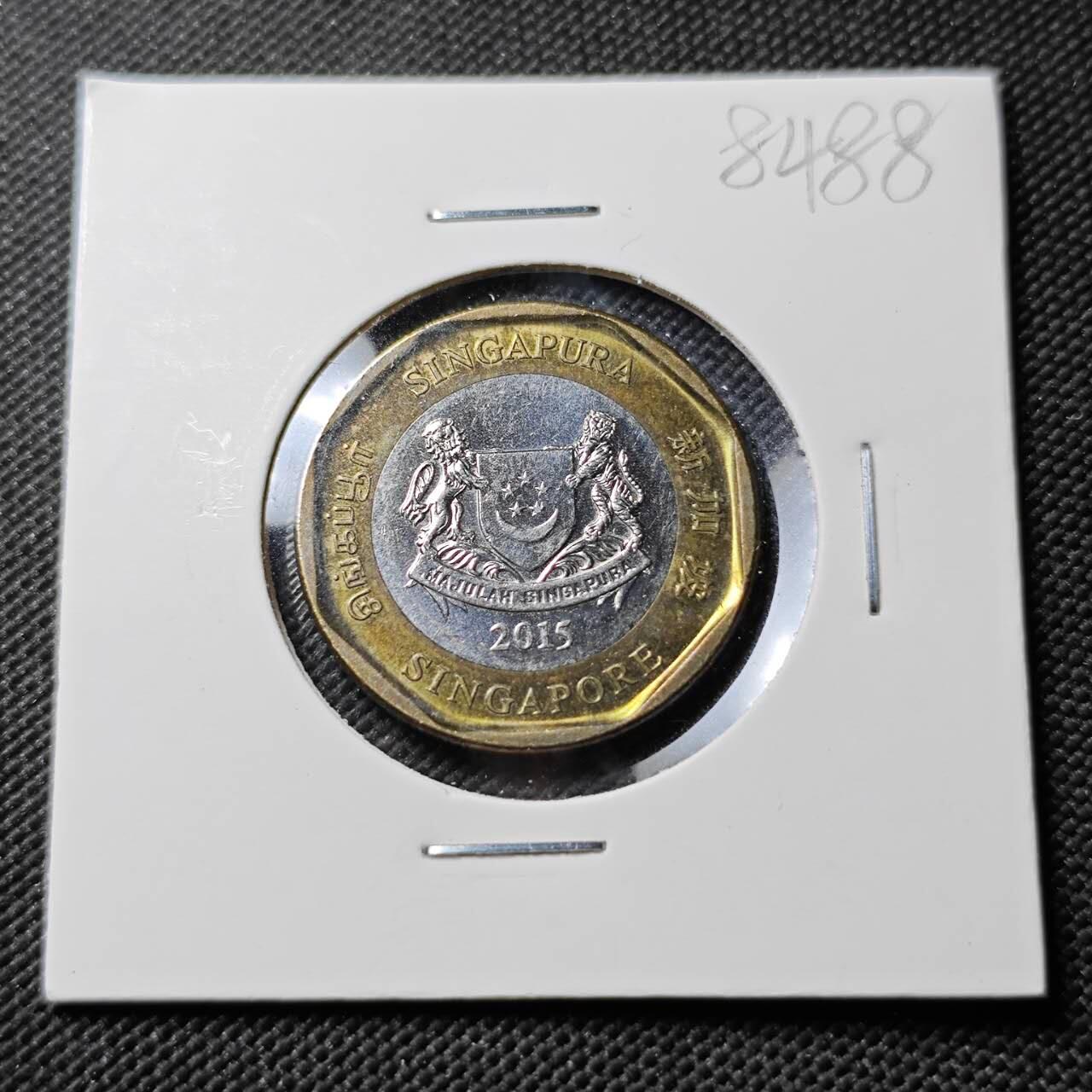 KK钱币收藏小铺  第384期  2月预留时间 周末发货  新加坡1元