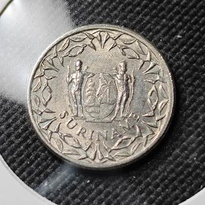 KK钱币收藏小铺  第383期  2月预留时间 周末发货 -  1966苏里南10分 好品