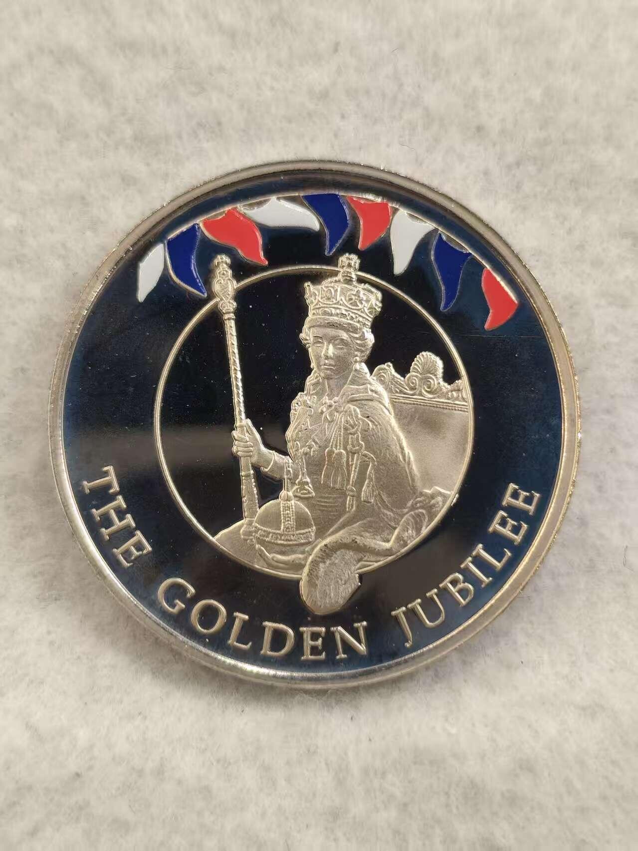 G&W世界散币，银币处理专场（第41场） 福克兰2002年50便士  克朗型