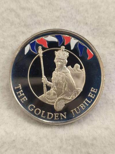 G&W世界散币，银币处理专场（第41场） - 福克兰2002年50便士  克朗型