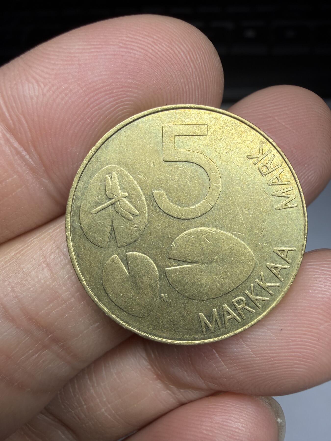 2026年集古藏今外币拍卖第一期-第1场—（总第298拍），可以寄存60天，满160元包邮。 1993年芬兰5马克
