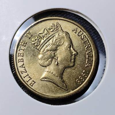KK钱币收藏小铺  第384期  2月预留时间 周末发货 -  澳大利亚1元纪念币 好品