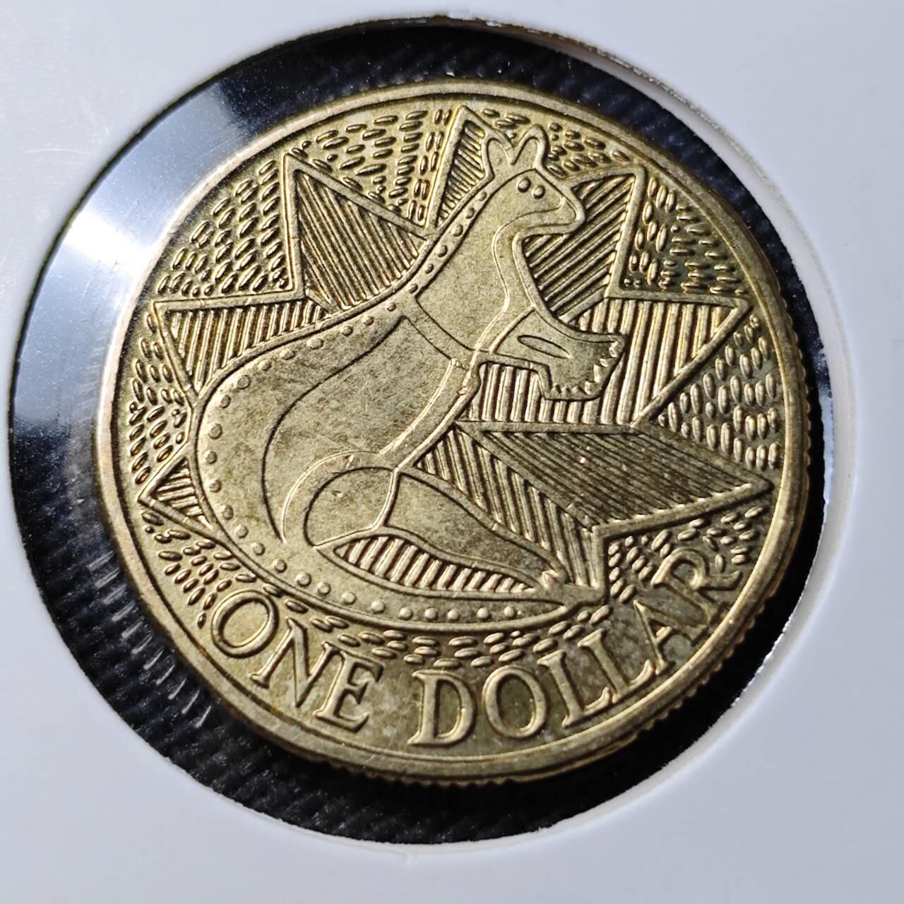 KK钱币收藏小铺  第384期  2月预留时间 周末发货  澳大利亚1元纪念币 好品