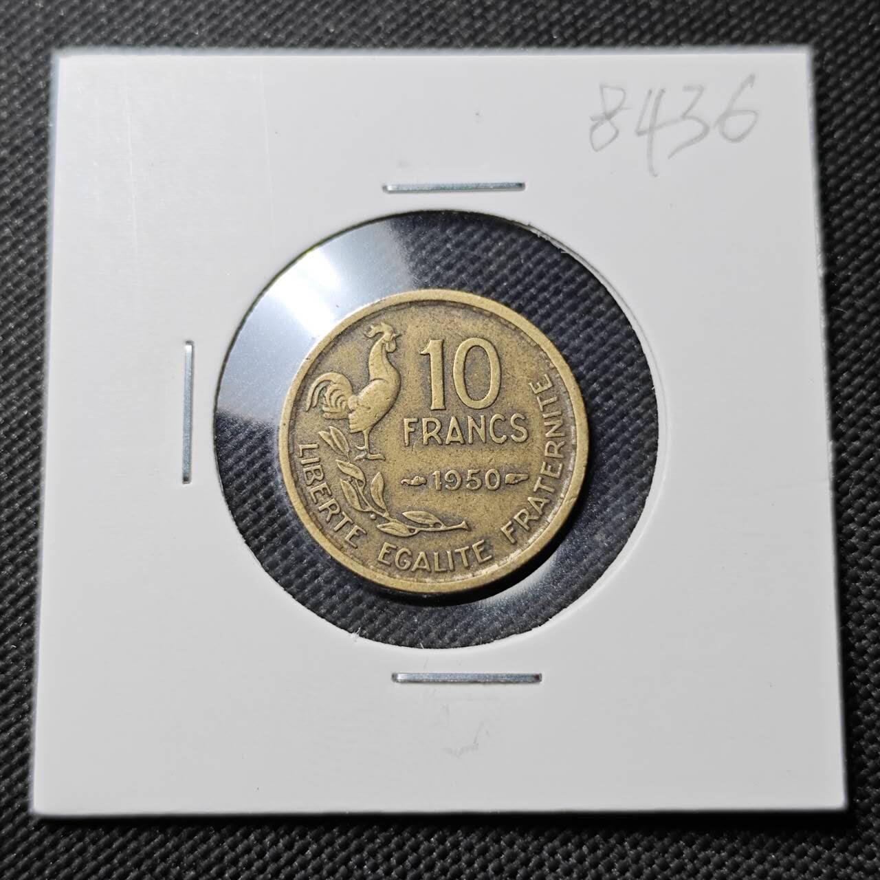 KK钱币收藏小铺  第384期  2月预留时间 周末发货  法国10分铜币