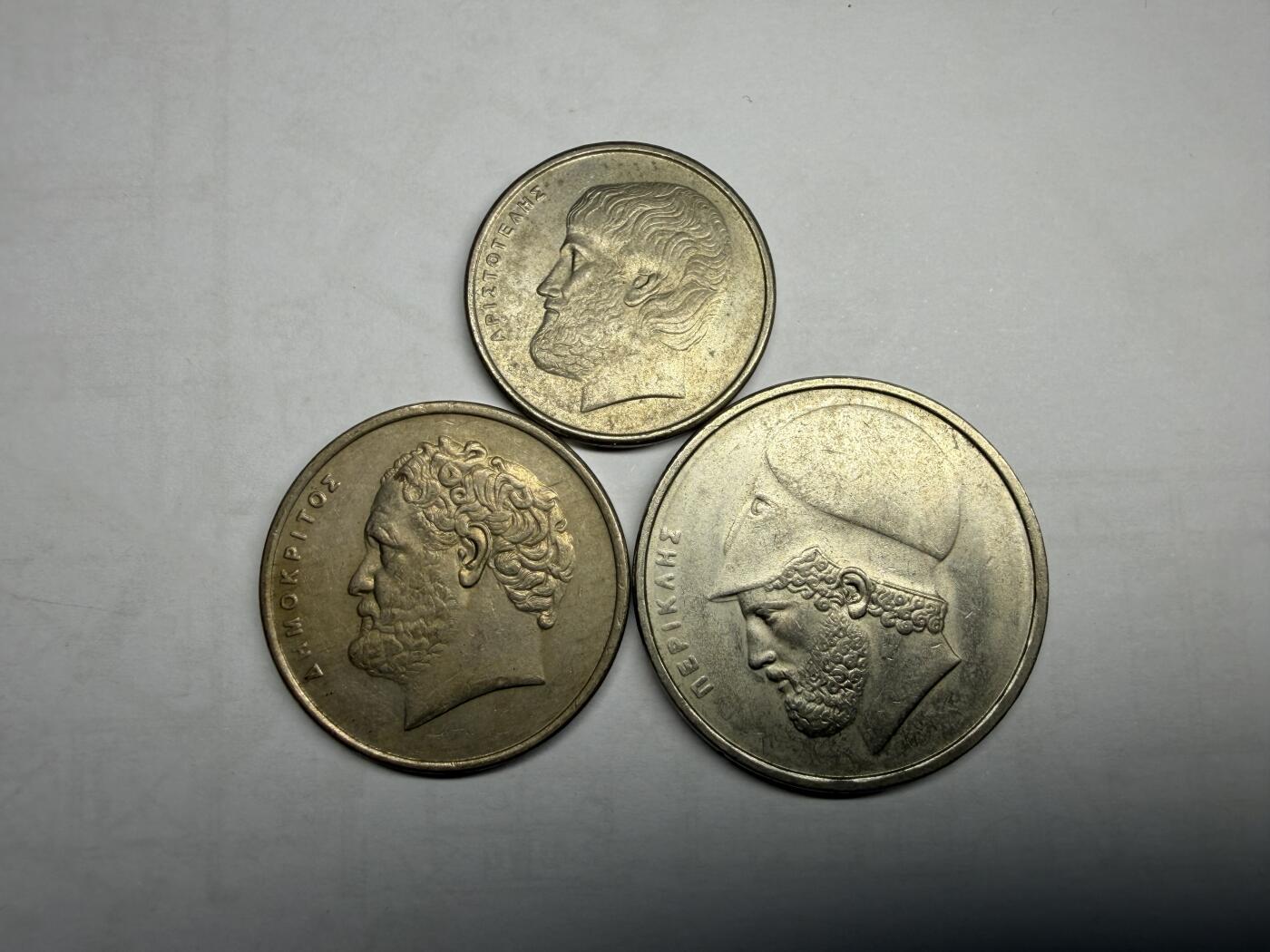 2026年集古藏今外币拍卖第一期-第1场—（总第298拍），可以寄存60天，满160元包邮。 希腊各面值3枚