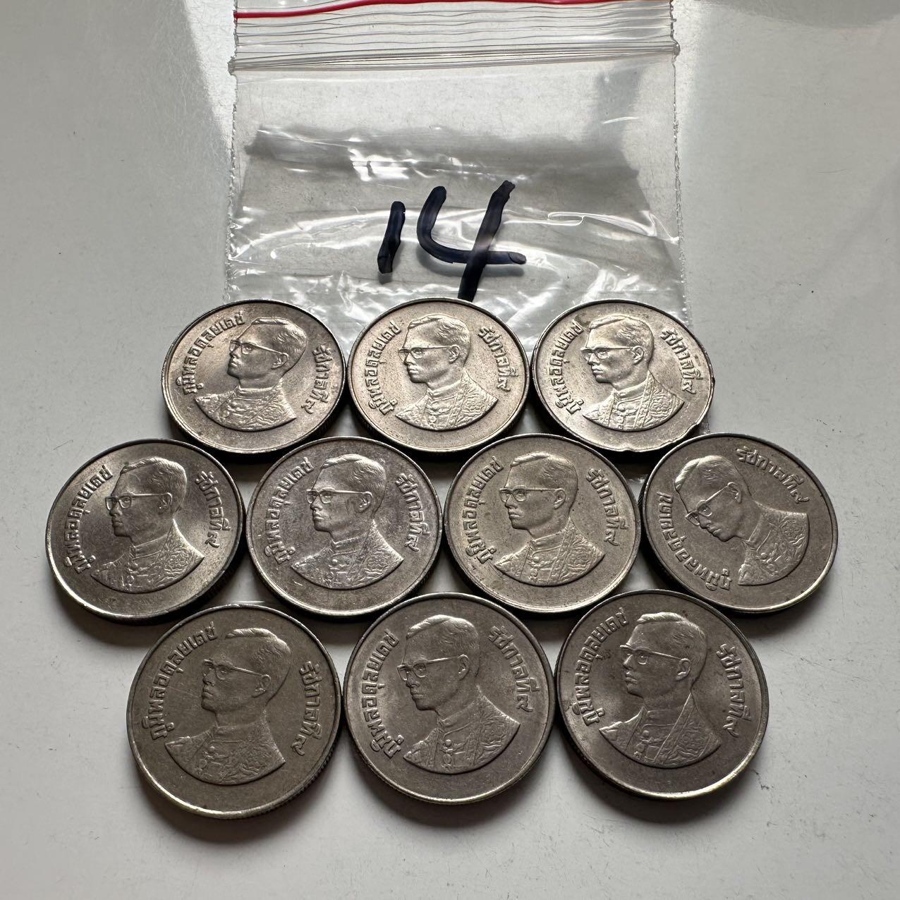 🌹外币初藏🌹🐯2026年第2场  泰国纪念币专场  1986年国际和平年2泰铢纪念币10枚