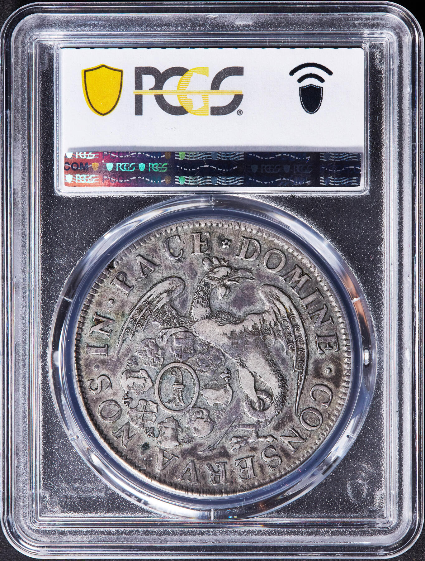 【俄甄集藏】2026年(046)01-07 星期三 晚 19:30 全场包邮 瑞士巴塞尔18世纪无纪年版城市景观1泰勒大银币，PCGS VF30，酱彩老包浆，经典品种