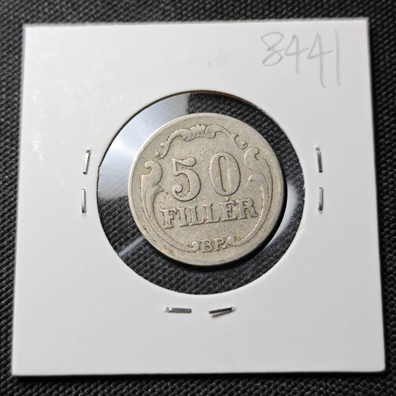 KK钱币收藏小铺  第384期  2月预留时间 周末发货  1926匈牙利50菲勒