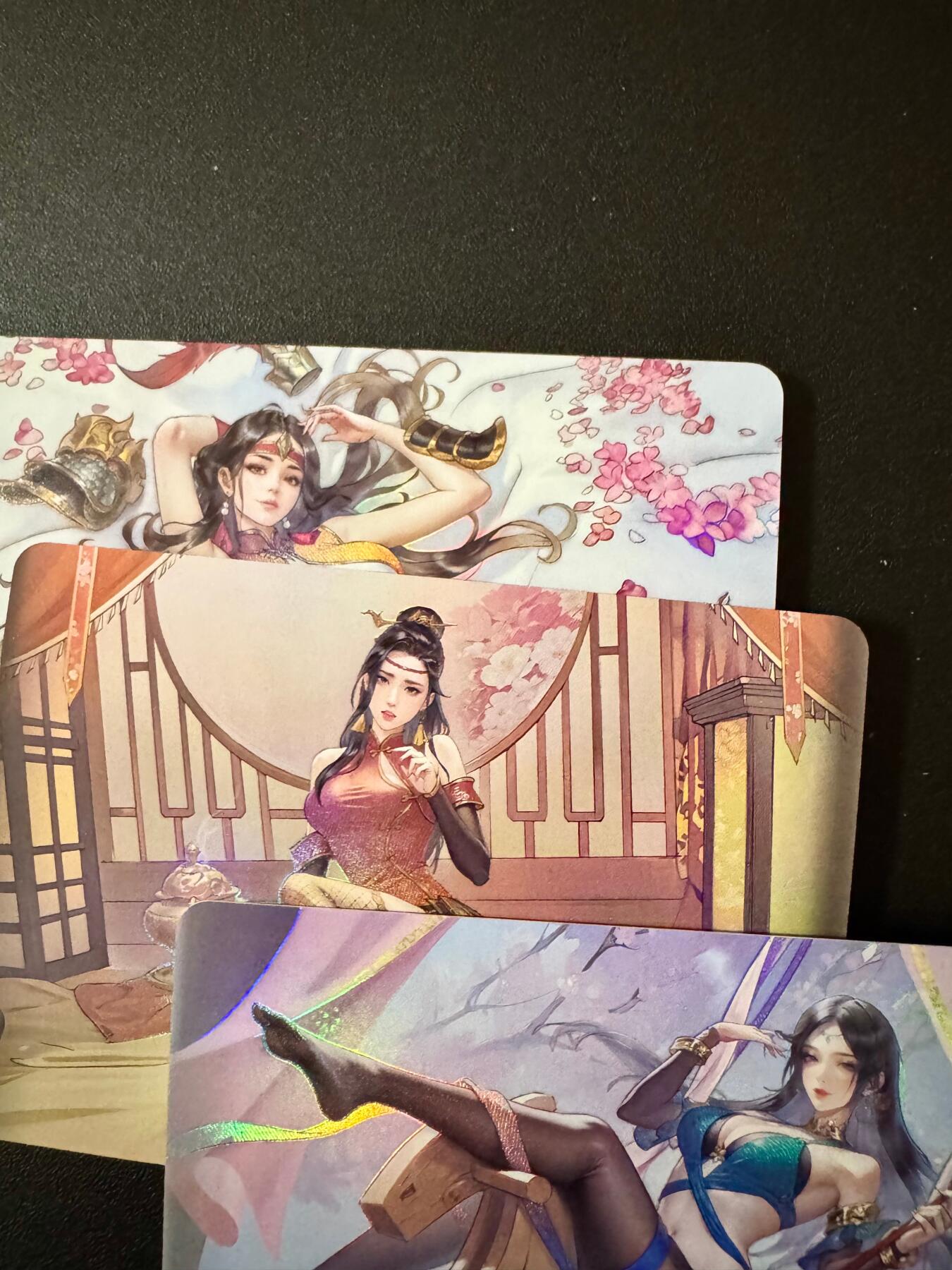 NO.20.5 好又多妹卡大赏，祝你新年旺桃花~只能从此链接进的专场！新店点关注不迷路~每周一站式配齐，方便凑单！（周5晚9点截拍，卖家送拍免费！） 动漫妹卡 彩闪3张