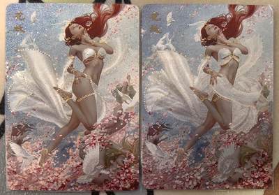 丫丫卡拍--24期*满赠妲己特卡，本场包含之前流拍品（1月6日22点截拍） - 焱卡《刷子》花妖一对