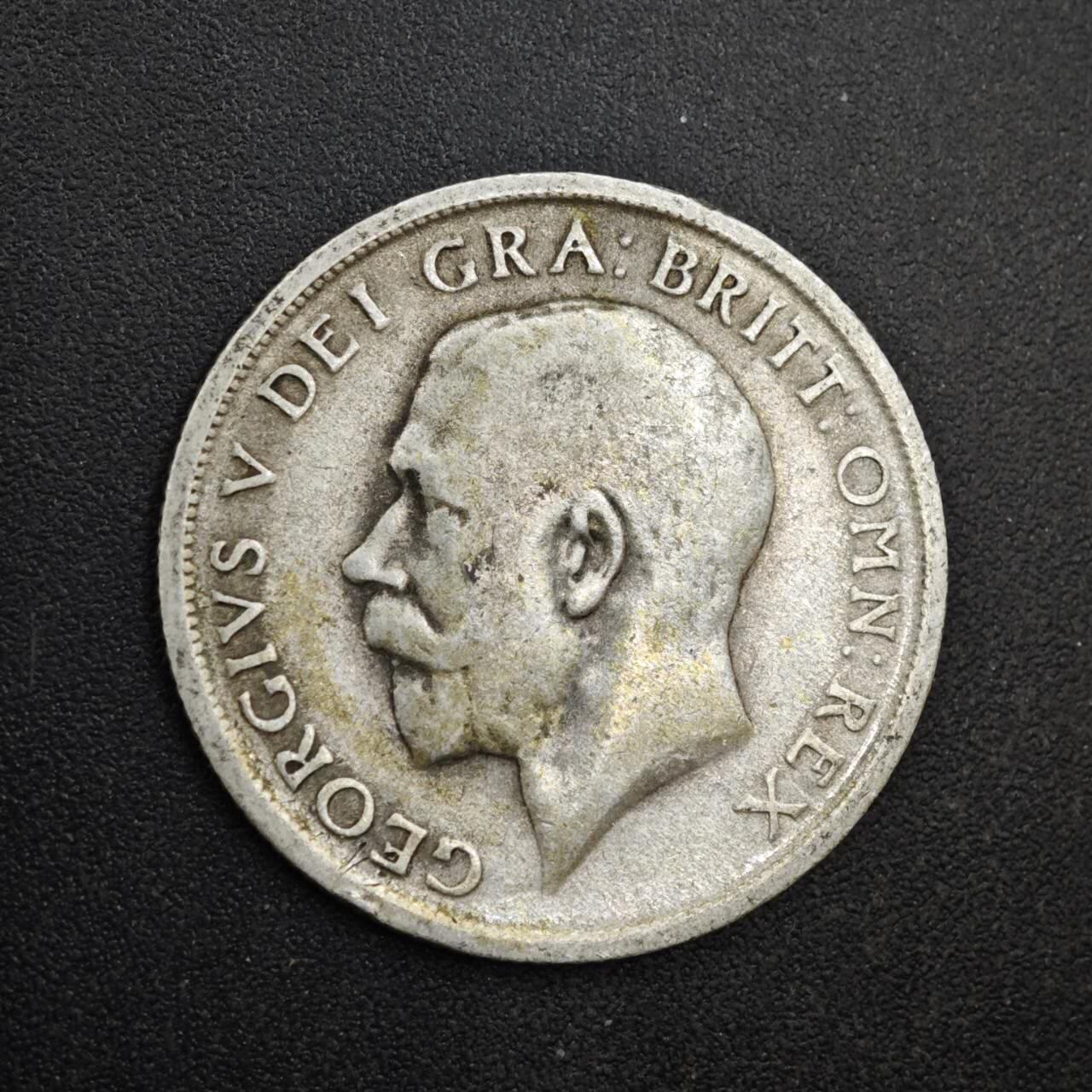 【淘币小摊】限时拍第八百四十拍  散币银币场  满百包邮可预留两周  周一统一发货  英国1920年乔治五世一先令银币参考银价89