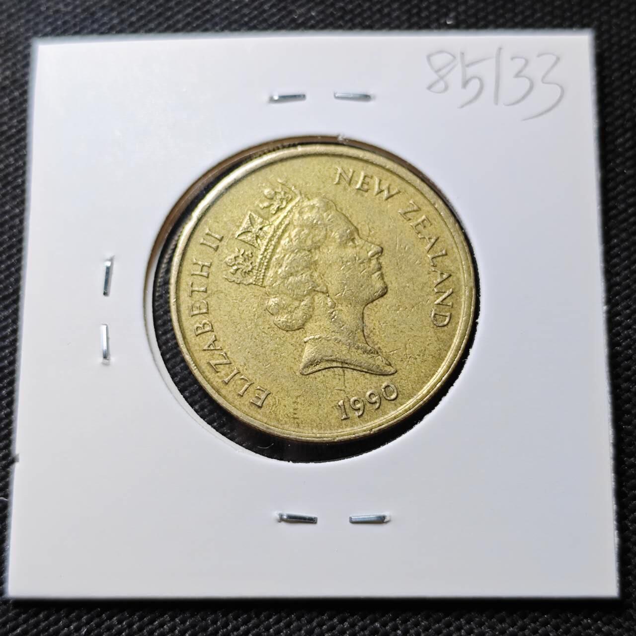 KK钱币收藏小铺  第385期  2月预留时间 周末发货  新西兰2元