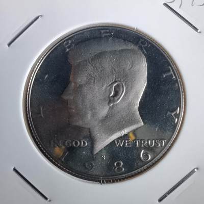 沼泽如烟--第953场 - 美国1986年50分精制币