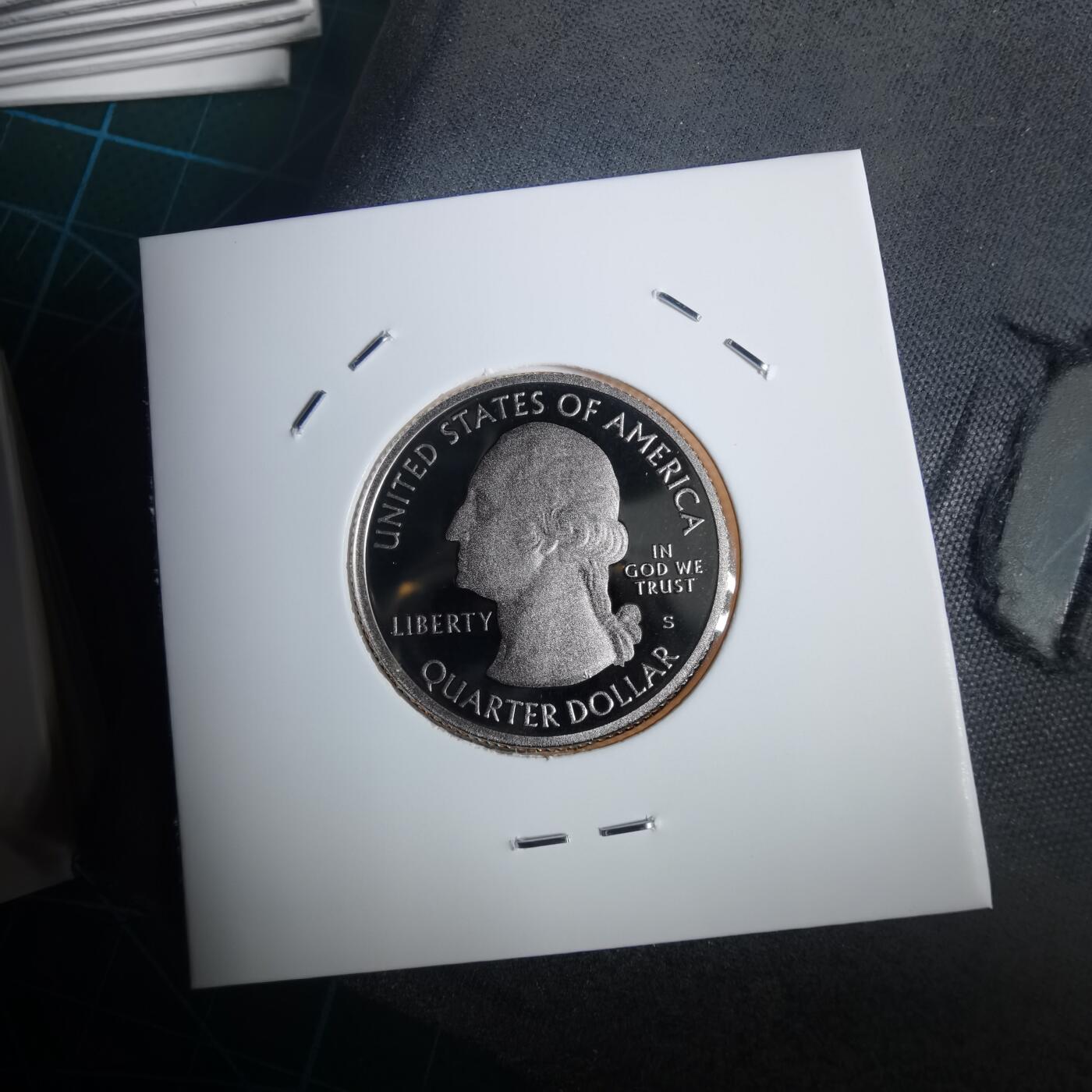 沼泽如烟--第953场 美国2011年25分纪念币精制币