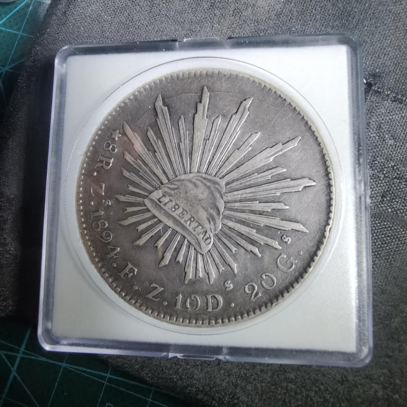 沼泽如烟--第953场 墨西哥1894年鹰洋