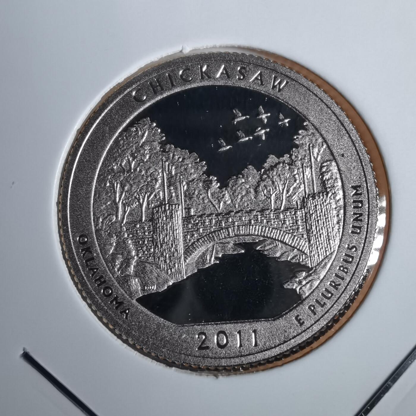 沼泽如烟--第953场 美国2011年25分纪念币精制币