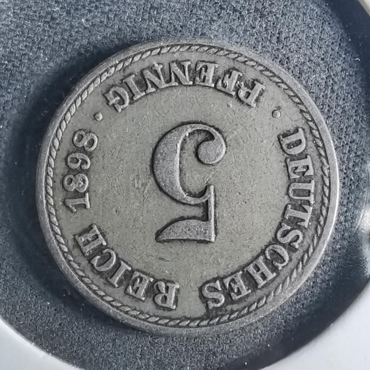 沼泽如烟--第952场 德国1898年5芬尼