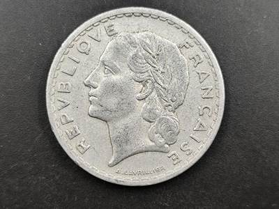 1月6日徽章钱币专场 - 法国1949年5法郎硬币