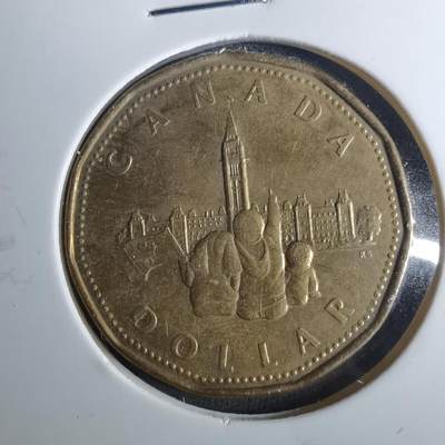 沼泽如烟--第952场 - 加拿大1992年一元纪念币