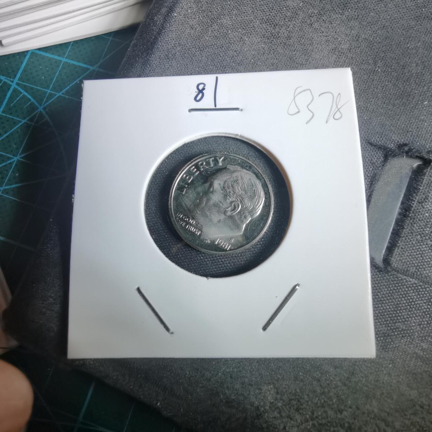 沼泽如烟--第953场 美国1981年10分精制币