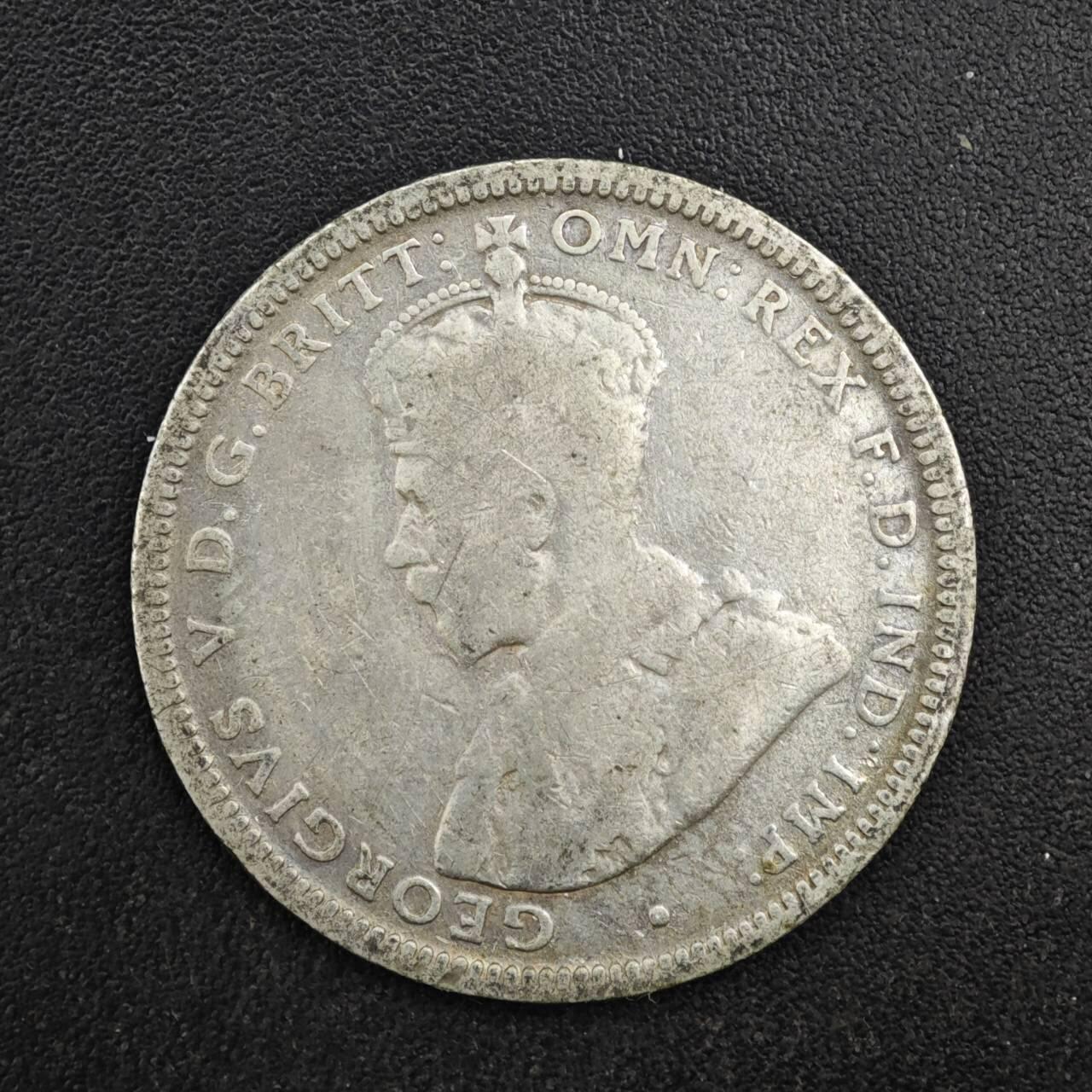 【淘币小摊】限时拍第八百四十拍  散币银币场  满百包邮可预留两周  周一统一发货  澳大利亚1911年乔治五世一先令银币参考银价90