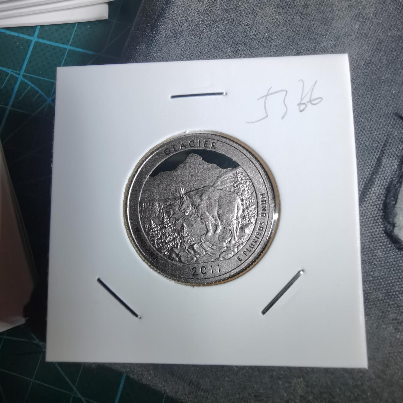 沼泽如烟--第953场 美国2011年25分纪念币精制币