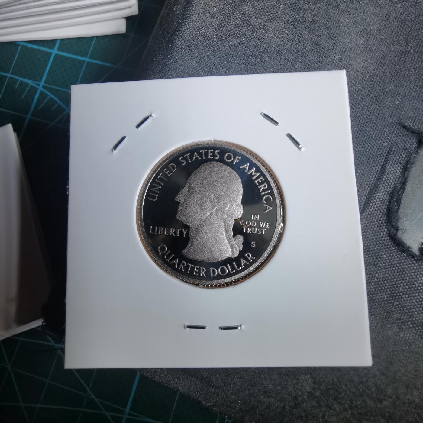 沼泽如烟--第953场 美国2011年25分纪念币精制币