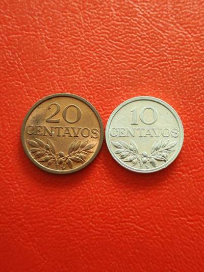 【云涧收藏】第八十五场，无预留最后收官场。 - 葡萄牙1971年10、20分2枚