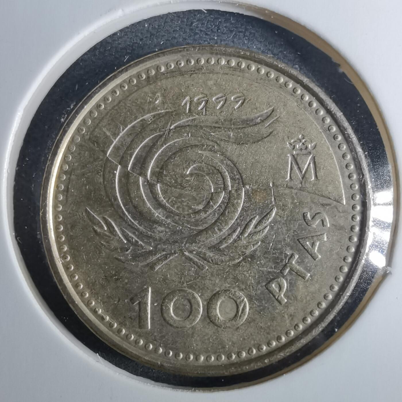 沼泽如烟--第952场 西班牙1999年100比塞塔