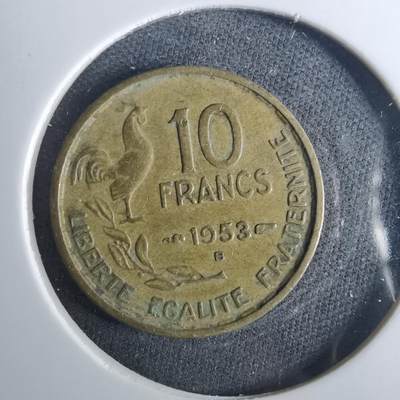 沼泽如烟--第952场 - 法国1953年10法郎